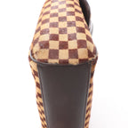 Louis Vuitton Lionne Damier Sauvage Pony-style Leather Handbag in Brown M92131