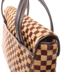 Louis Vuitton Lionne Damier Sauvage Pony-style Leather Handbag in Brown M92131