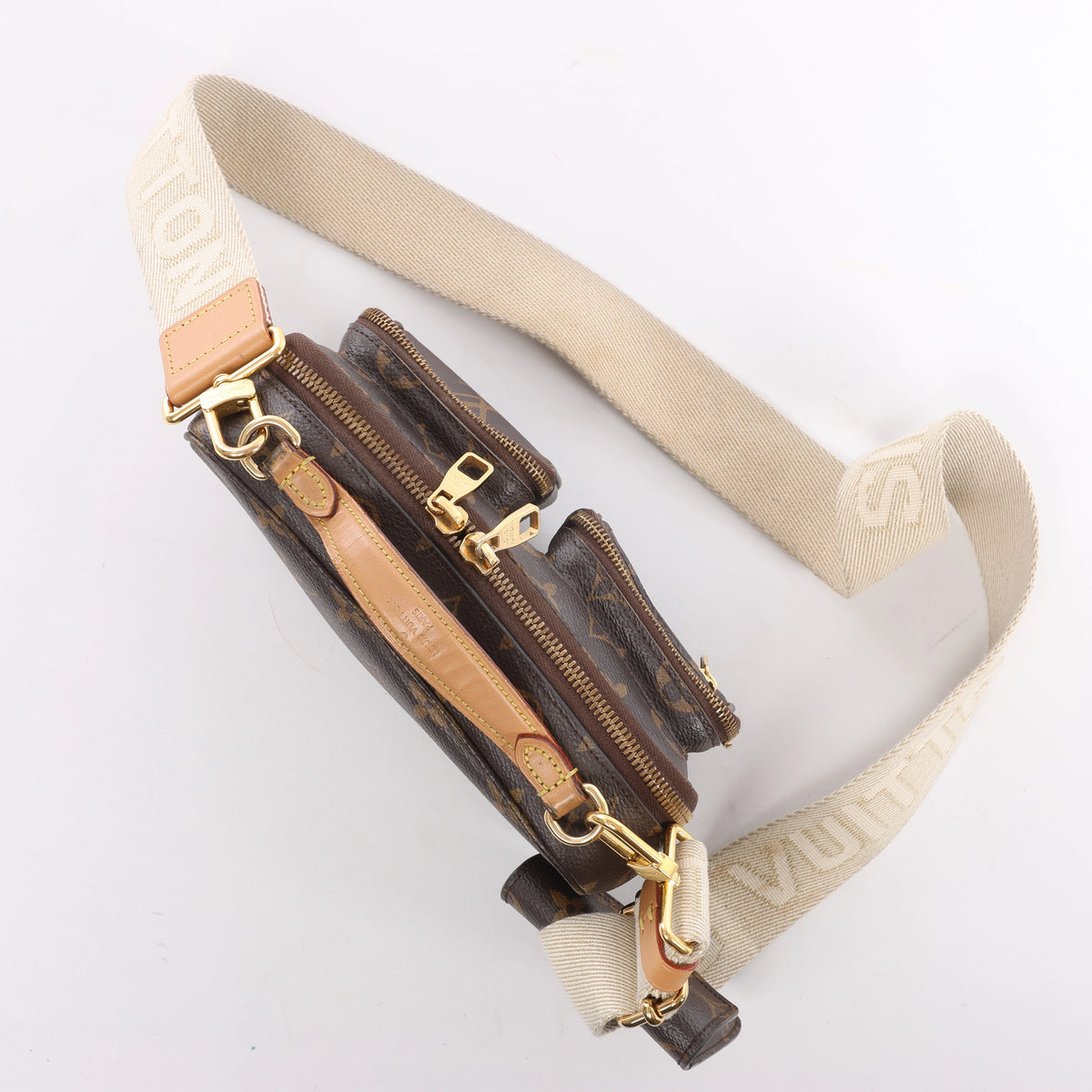Louis Vuitton Utility Monogram Crossbody Bag in Brown M80446
