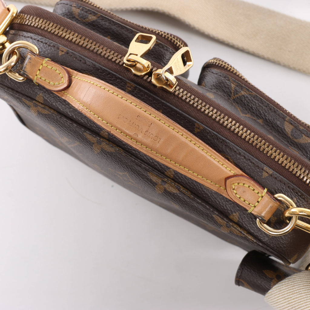 Louis Vuitton Utility Monogram Crossbody Bag in Brown M80446