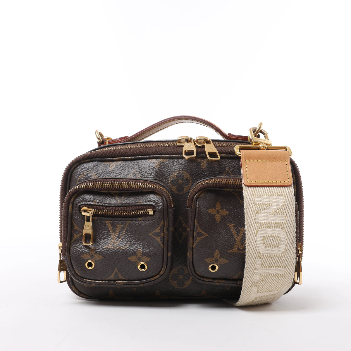 Louis Vuitton Utility Monogram Crossbody Bag in Brown M80446
