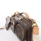 Louis Vuitton Utility Monogram Crossbody Bag in Brown M80446