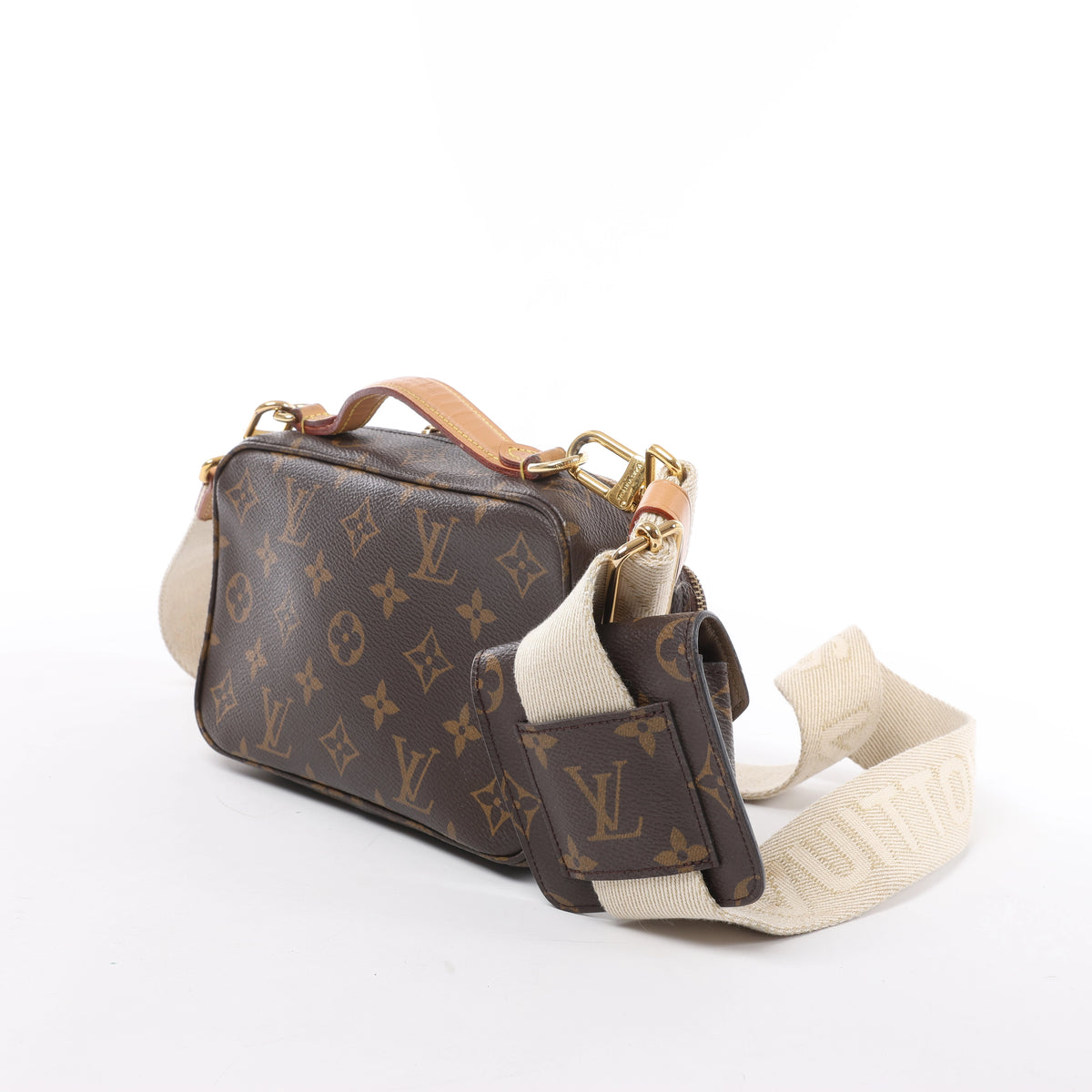 Louis Vuitton Utility Monogram Crossbody Bag in Brown M80446