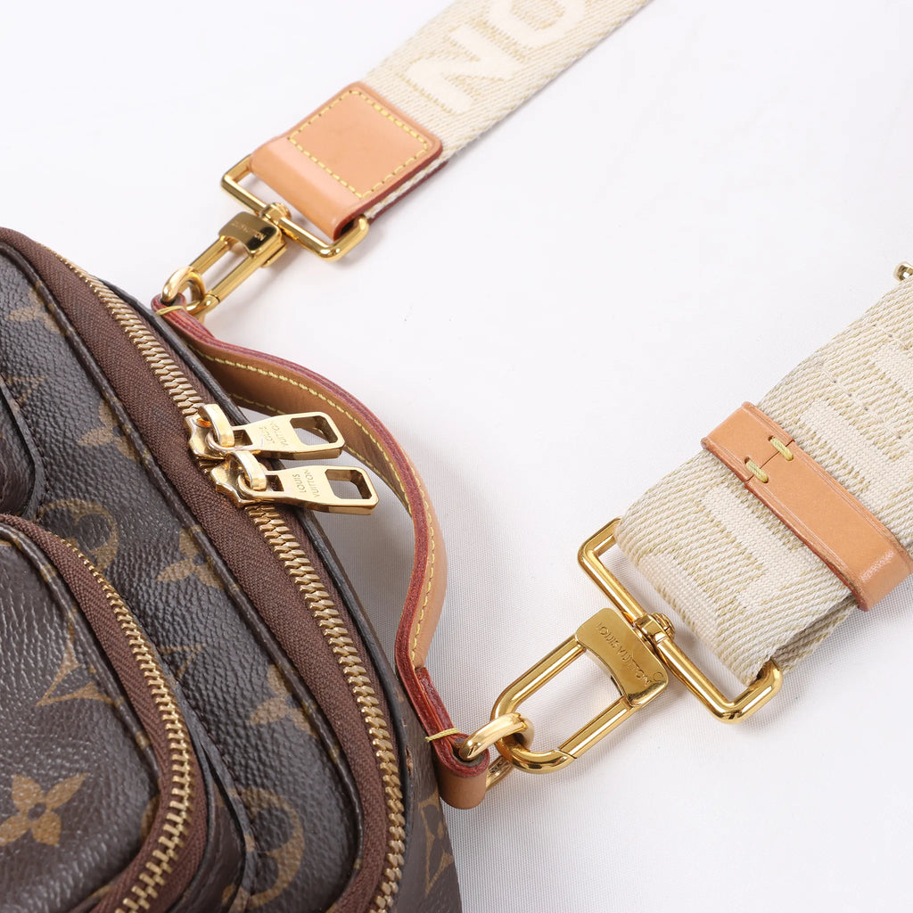 Louis Vuitton Utility Monogram Crossbody Bag in Brown M80446