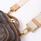 Louis Vuitton Utility Monogram Crossbody Bag in Brown M80446