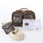 Louis Vuitton Utility Monogram Crossbody Bag in Brown M80446