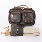 Louis Vuitton Utility Monogram Crossbody Bag in Brown M80446