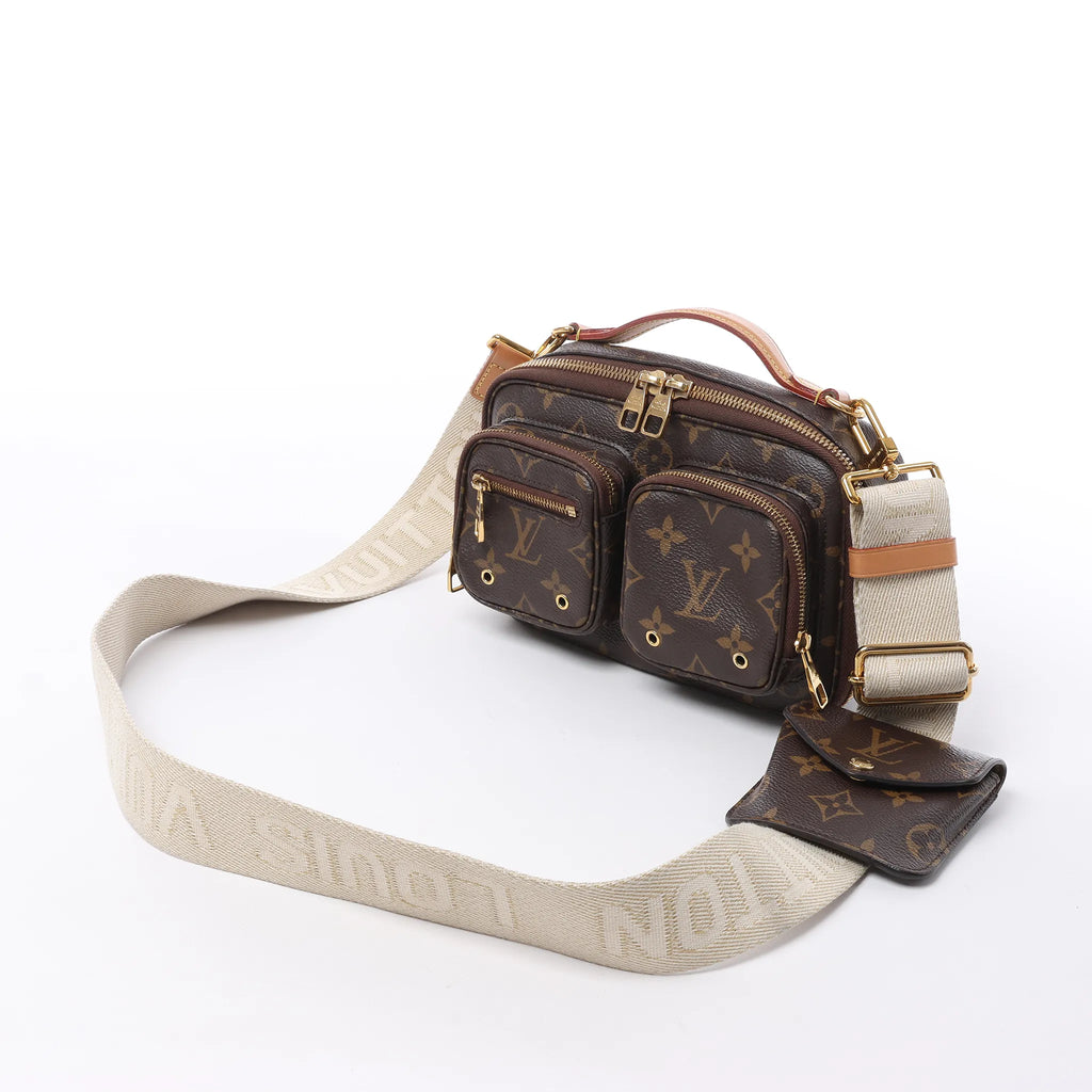 Louis Vuitton Utility Monogram Crossbody Bag in Brown M80446