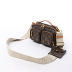 Louis Vuitton Utility Monogram Crossbody Bag in Brown M80446
