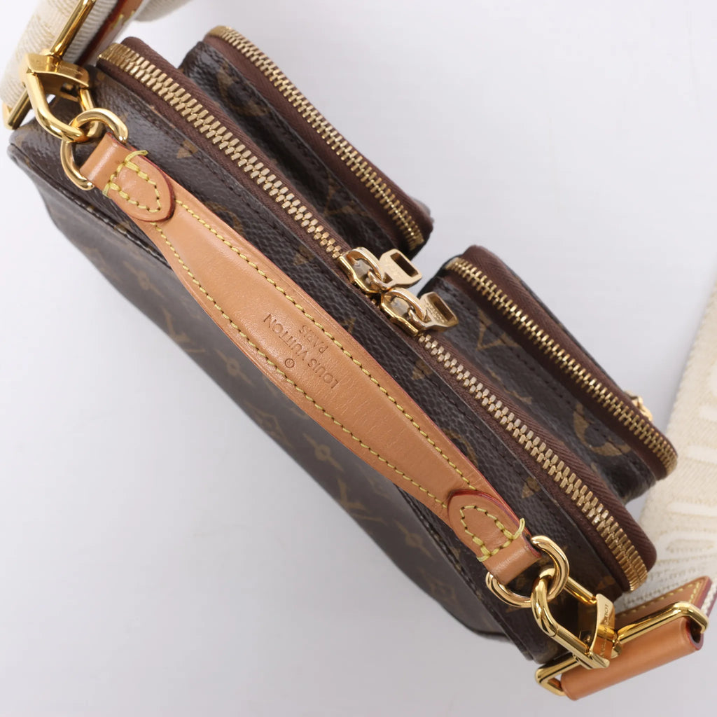 Louis Vuitton Utility Monogram Crossbody Bag in Brown M80446