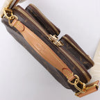 Louis Vuitton Utility Monogram Crossbody Bag in Brown M80446