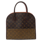 Louis Vuitton x Christian Louboutin Monogram Iconoclast Handbag in Brown x Red M41234