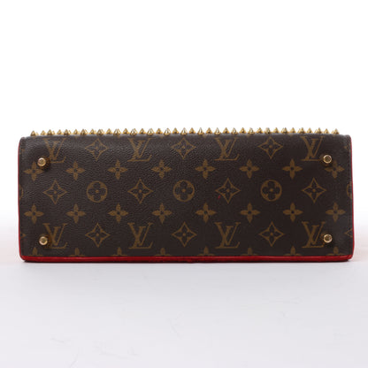Louis Vuitton x Christian Louboutin Monogram Iconoclast Handbag in Brown x Red M41234