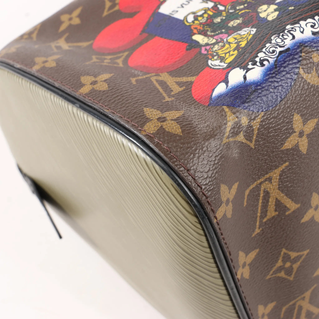 Louis Vuitton × Kansai Yamamoto Monogram Speedy 30 Handbag in Brown M43505