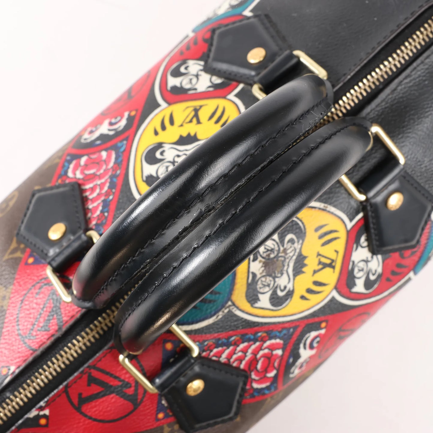 Louis Vuitton × Kansai Yamamoto Monogram Speedy 30 Handtasche in Braun M43505