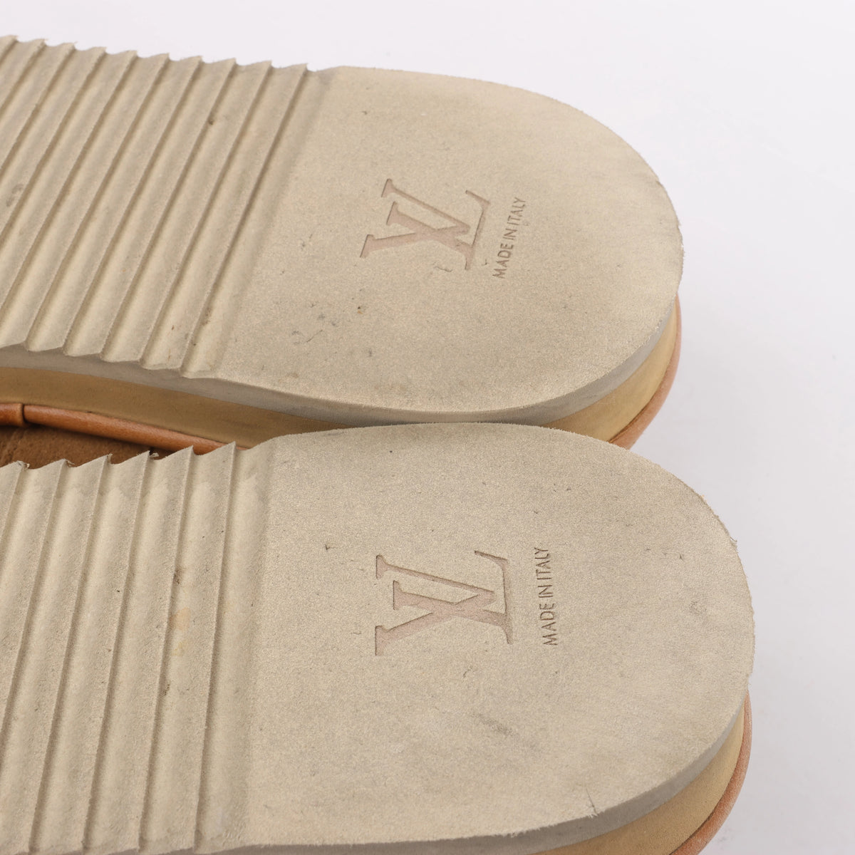 Louis Vuitton x NIGO LV Cozy Line Suede x Boa Mouton Mules in Brown BM0270, Size EU 43