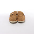 Louis Vuitton x NIGO LV Cozy Line Suede x Boa Mouton Mules in Brown BM0270, Size EU 43