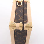 Louis Vuitton x Takashi Murakami Mini Square Trunk Handbag in Brown M13127