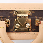 Louis Vuitton x Takashi Murakami Mini Square Trunk Handbag in Brown M13127