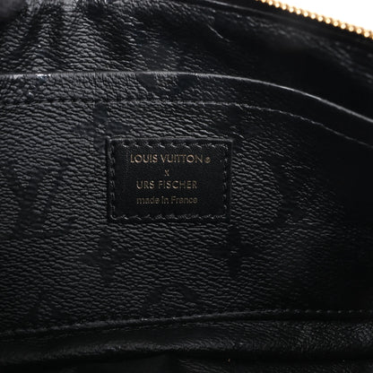 Louis Vuitton x URS FISCHER Pochette Accessoire 2Way Handbag Red x Black M45548