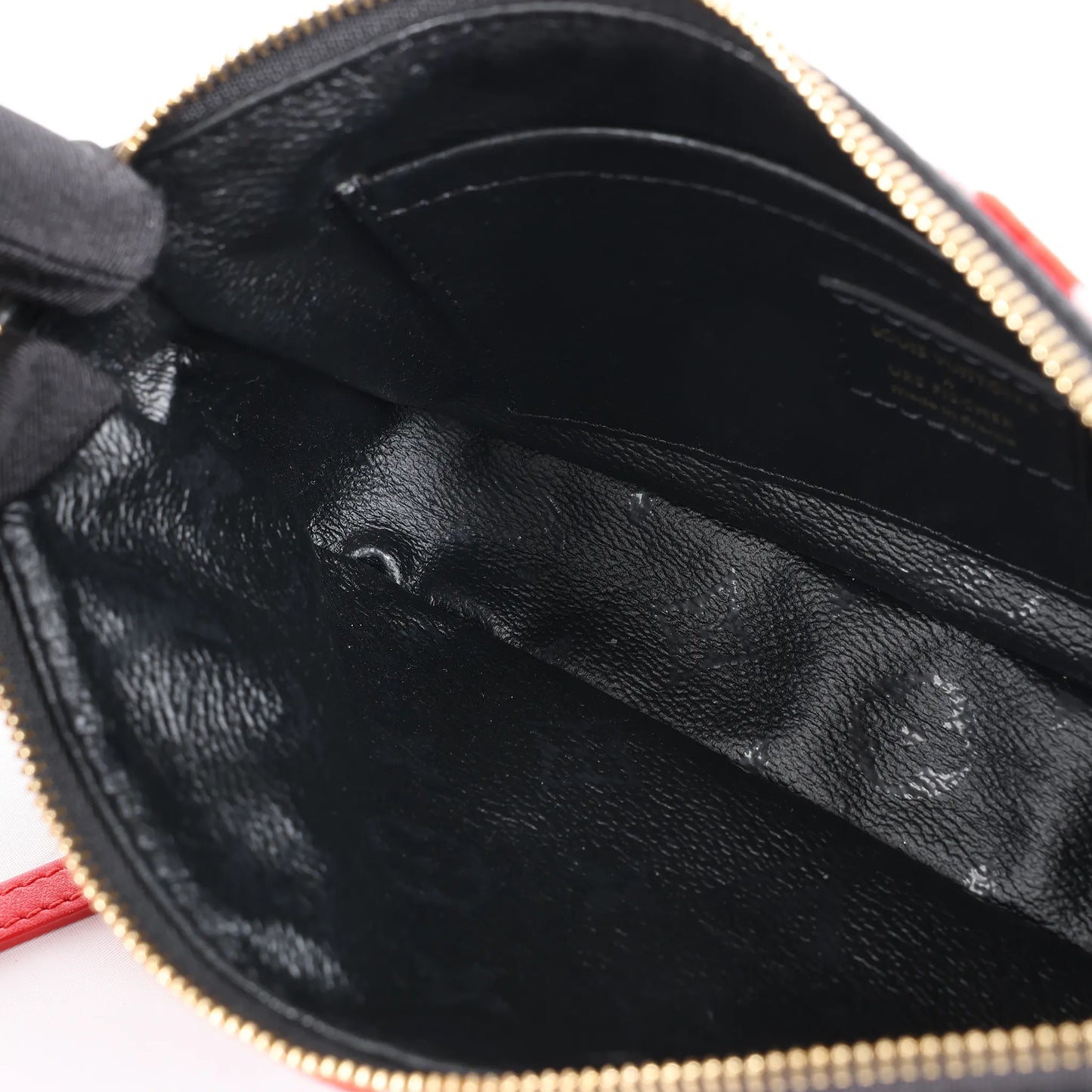 Louis Vuitton x URS FISCHER Pochette Accessoire 2Way Handbag Red x Black M45548