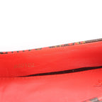 Louis Vuitton x Yayoi Kusama Bow 12 years Leather Polka Dot Ballet Flats in Red x Black, Size 38.5 EU