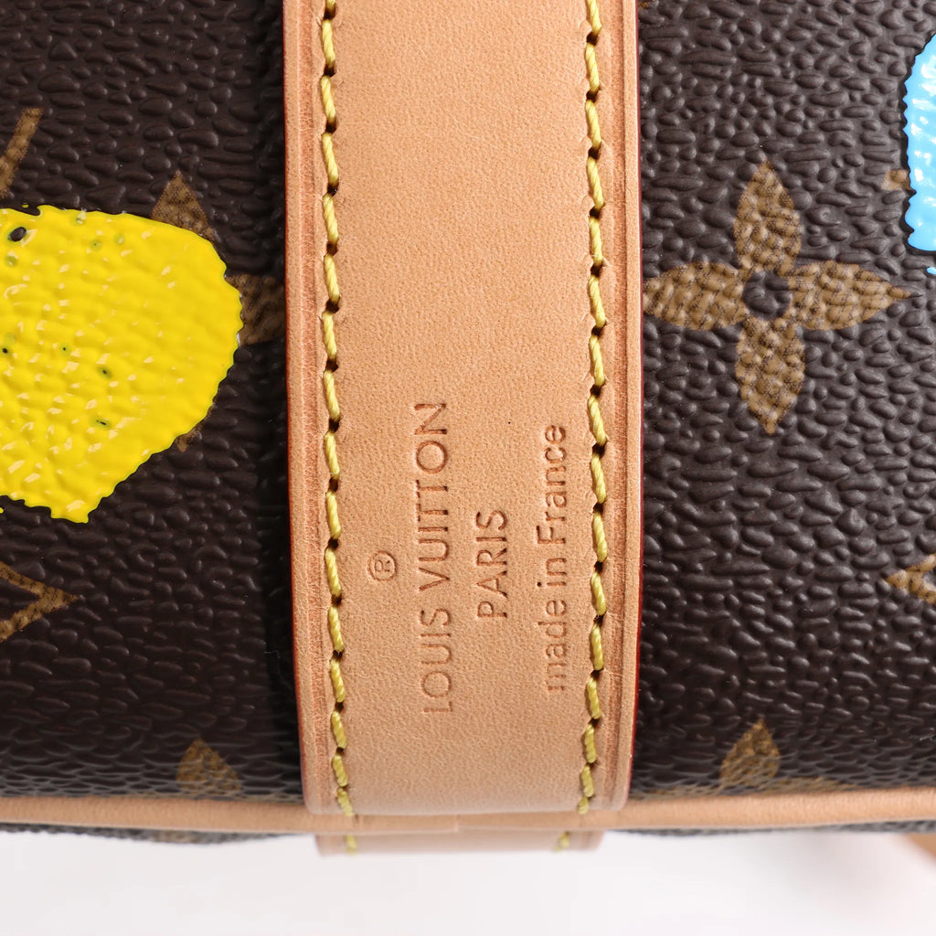 Louis Vuitton x Yayoi Kusama Monogram Keepall Bandouliere 45 Travel Bag M46377