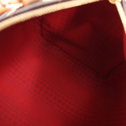Louis Vuitton x Yayoi Kusama Monogram Speedy Bandoulière 25 en marron M46433