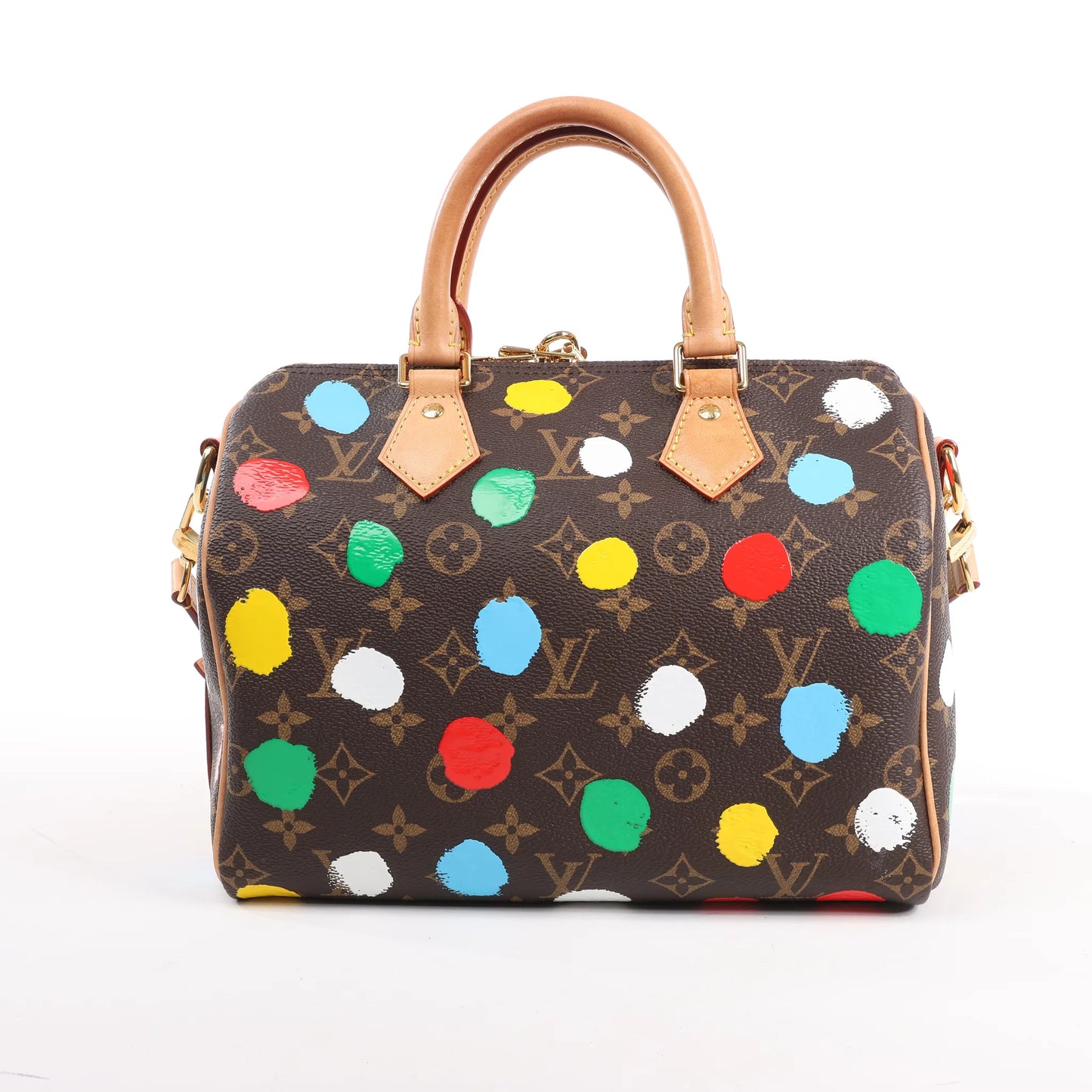 Louis Vuitton x Yayoi Kusama Monogram Speedy Bandoulière 25 en marron M46433