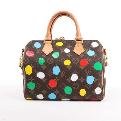 Louis Vuitton x Yayoi Kusama Monogram Speedy Bandoulière 25 en marron M46433