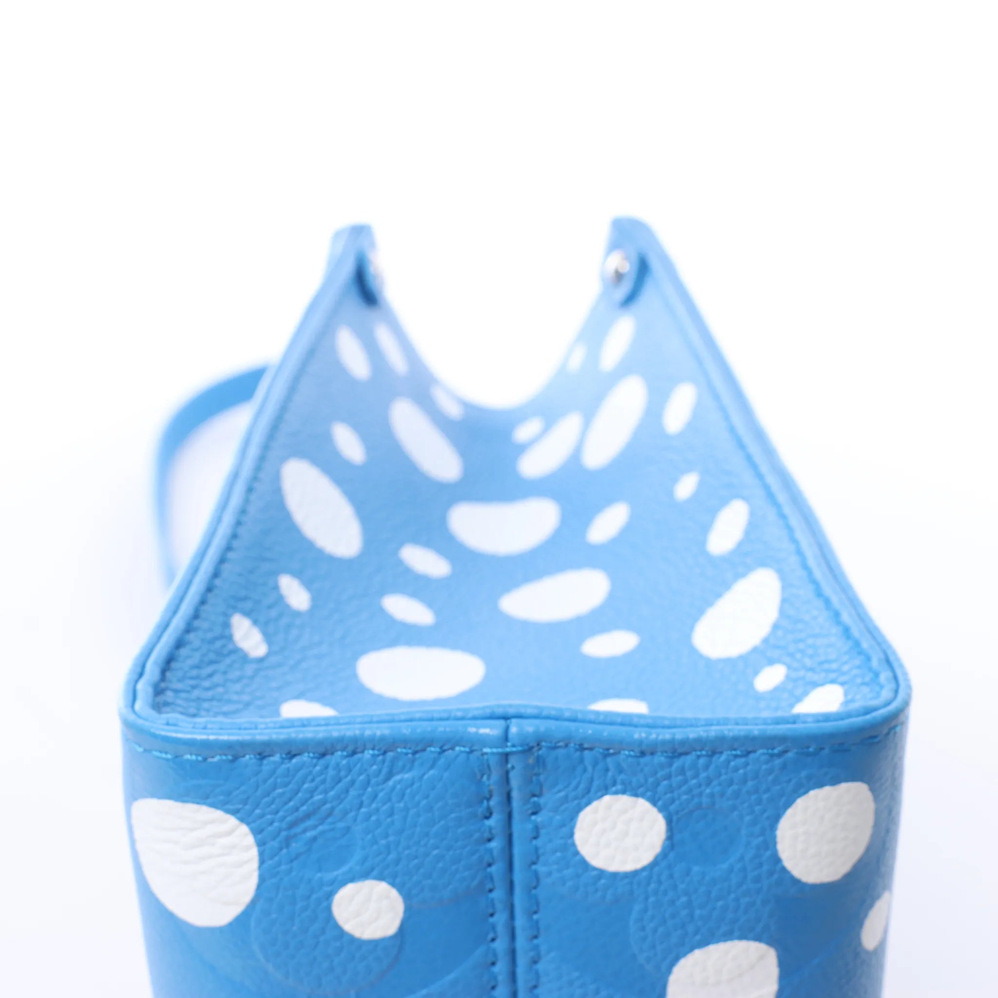 Louis Vuitton x Yayoi Kusama On the Go PM Empreinte Leather in Blue M46424