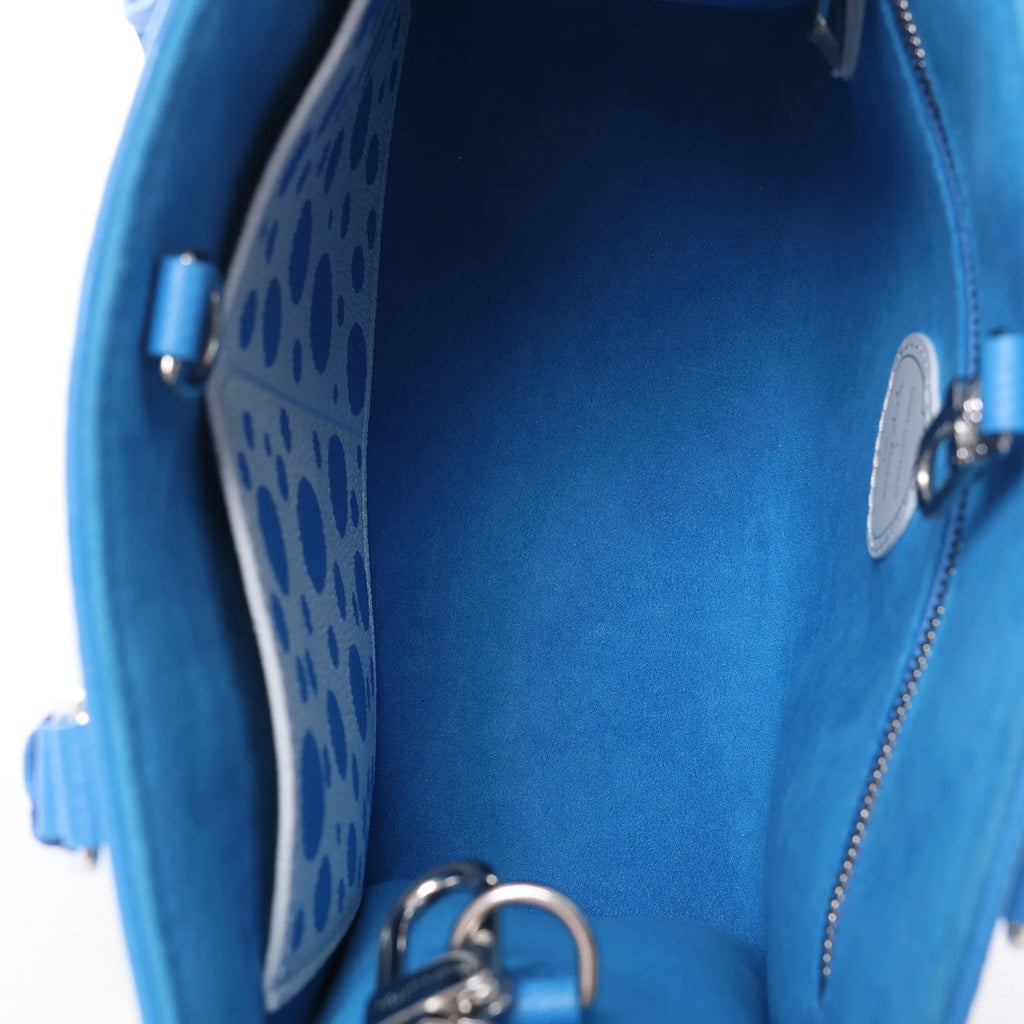 Louis Vuitton x Yayoi Kusama On the Go PM Empreinte Leather in Blue M46424