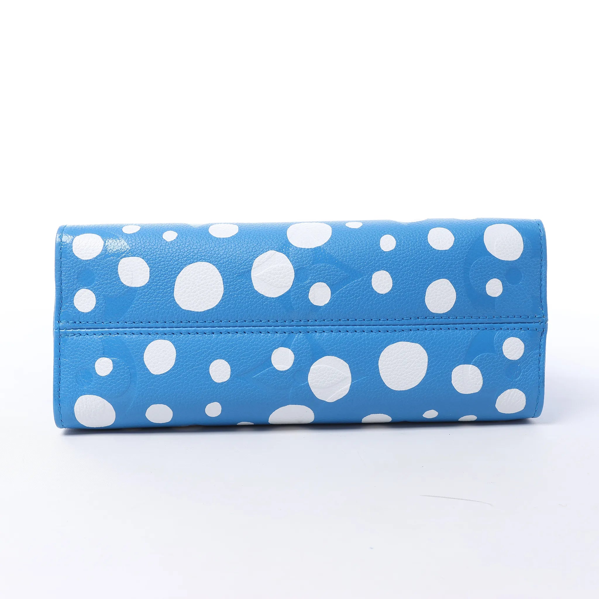 Louis Vuitton x Yayoi Kusama On the Go PM Empreinte Leather in Blue M46424