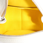 Louis Vuitton x Yayoi Kusama Square Bag Leather Handbag in White