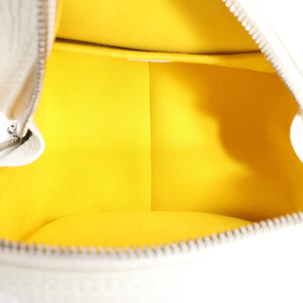 Louis Vuitton x Yayoi Kusama Square Bag Leather Handbag in White