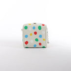 Louis Vuitton x Yayoi Kusama Square Bag Leather Handbag in White