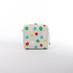 Louis Vuitton x Yayoi Kusama Square Bag Leather Handbag in White