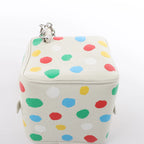 Louis Vuitton x Yayoi Kusama Square Bag Leather Handbag in White