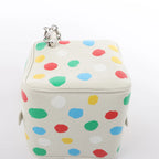 Louis Vuitton x Yayoi Kusama Square Bag Leather Handbag in White
