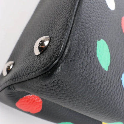 Sac à main Louis Vuitton x Taurillon Capucines MM 2 en 1 noir M21663