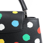 Louis Vuitton x  Taurillon Capucines MM 2Way Handbag in Black M21663