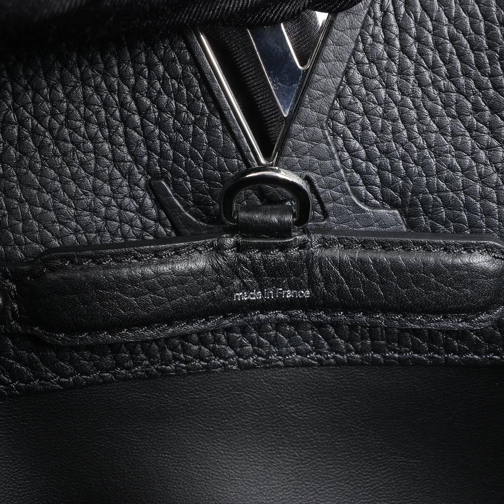 Louis Vuitton x  Taurillon Capucines MM 2Way Handbag in Black M21663
