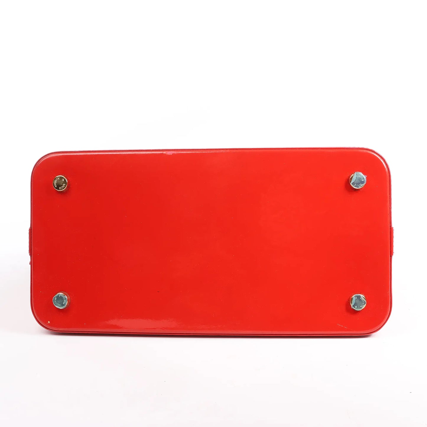 Louis Vuitton x Yayoi Kusama Lockit MM Vernis Dots Infinity in ROUGE X YELLOW M91423