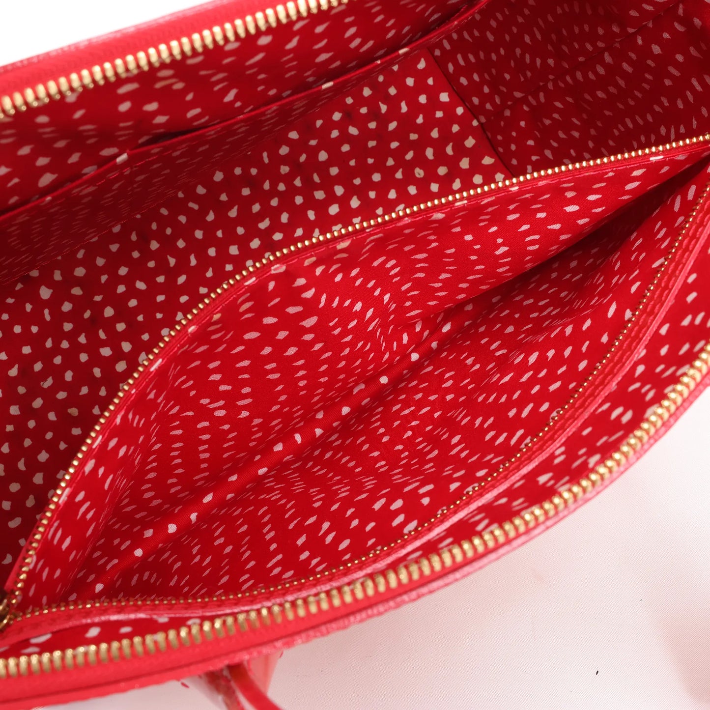 Louis Vuitton x Yayoi Kusama Lockit MM Vernis Dots Infinity in ROUGE X YELLOW M91423