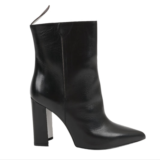 Bottines courtes en cuir Louis Vuitton Match Making Line 17 ans, noires BR0177, pointure 39 EU