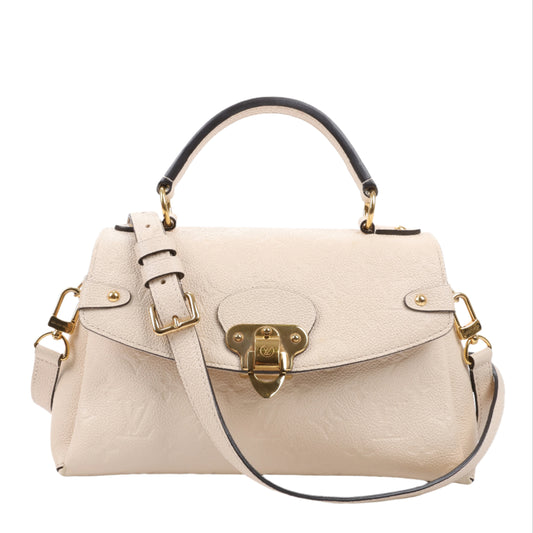 Louis Vuitton Monogramme Empreinte Georges BB 2Way Sac à main en Beige M53943
