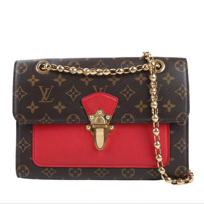 Louis Vuitton Monogram Victoire Shoulder Bag in Red M41731