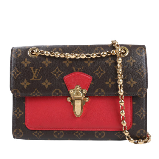 Louis Vuitton Monogram Victoire Shoulder Bag in Red M41731