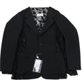 Maison Margiela Black Blazer with Lace Overlay, Size 40