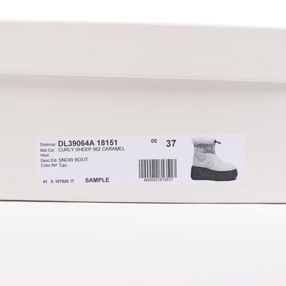 MARIA LUCA Emma Shearling Boots in Camel, Size 37 EU